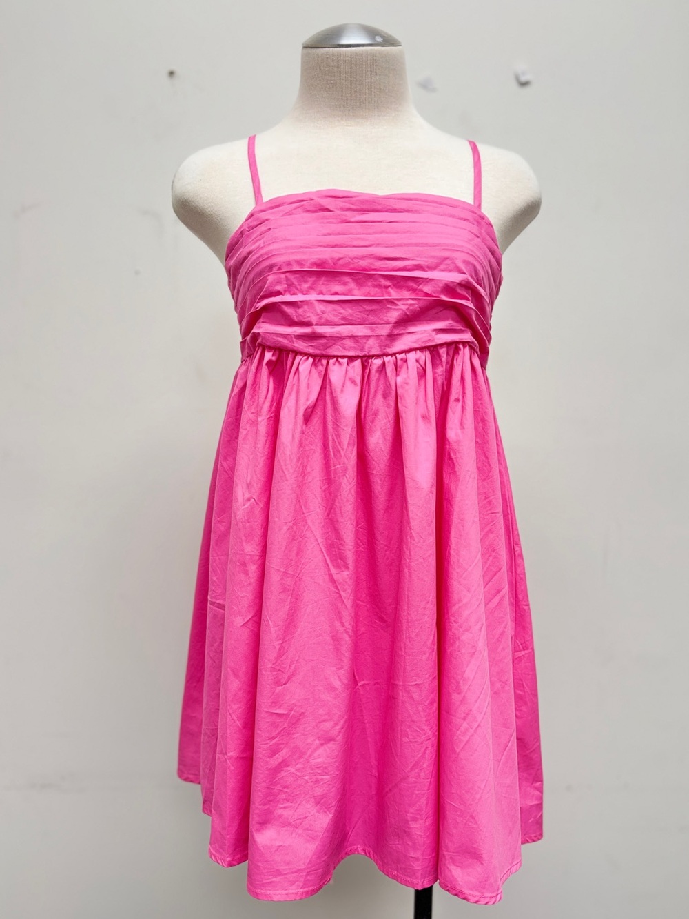 Pink Sunset Babydoll Mini Dress